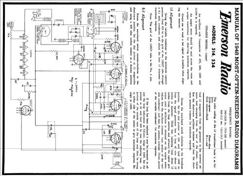 534 Ch= 120007; Emerson Radio & (ID = 86694) Radio