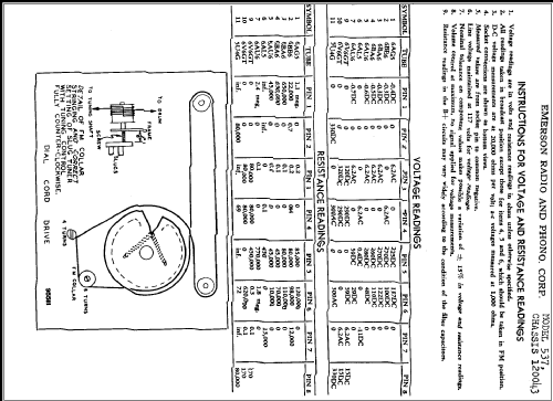 537 Ch= 120043; Emerson Radio & (ID = 282424) Radio