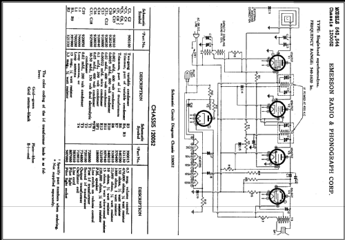 543 Ch= 120052; Emerson Radio & (ID = 425973) Radio