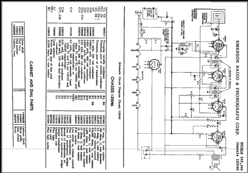 544 Ch= 120046; Emerson Radio & (ID = 425975) Radio