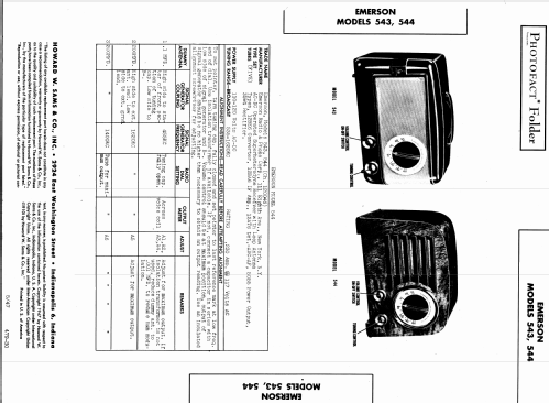 544 Ch= 120046; Emerson Radio & (ID = 836107) Radio