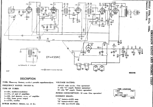 553A Ch= 120053A; Emerson Radio & (ID = 282202) Radio