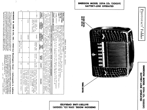 559 Ch= 120059; Emerson Radio & (ID = 935204) Radio