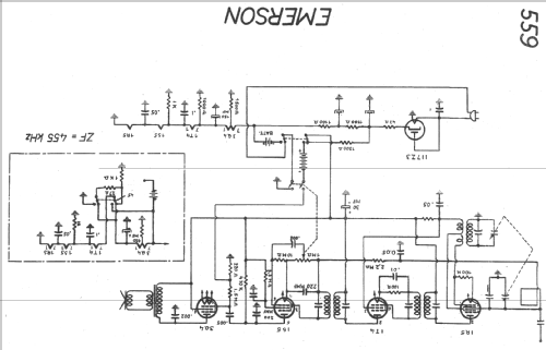 559AA Ch= 120079A; Emerson Radio & (ID = 15841) Radio