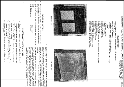 563 Ch= 120063B; Emerson Radio & (ID = 282523) Radio
