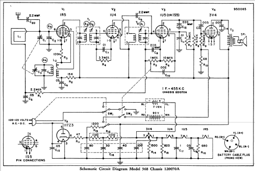 568 Ch= 120070A; Emerson Radio & (ID = 1185300) Radio