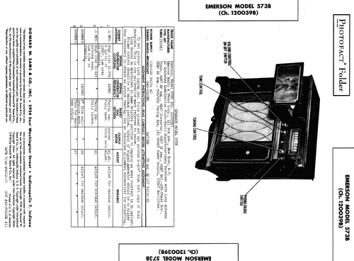 573B Ch= 120039B; Emerson Radio & (ID = 994822) Radio