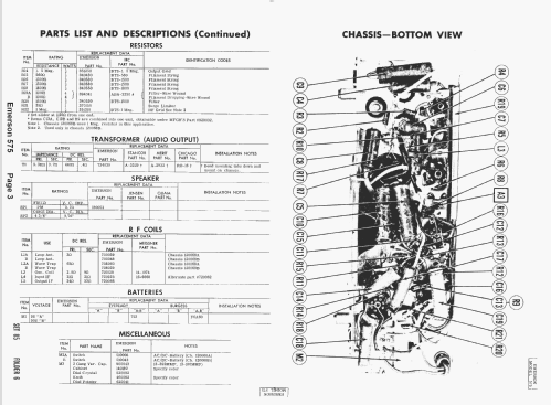 575 Ch= 120068B; Emerson Radio & (ID = 1571845) Radio