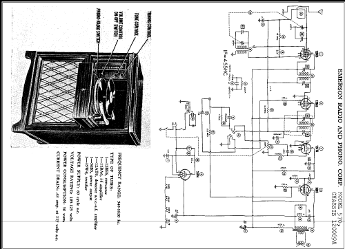 576 Ch= 120069A; Emerson Radio & (ID = 282570) Radio