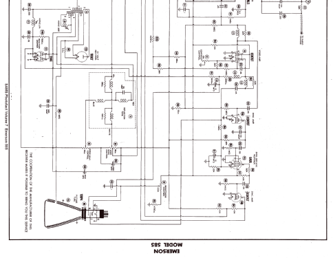 585; Emerson Radio & (ID = 1280208) TV Radio