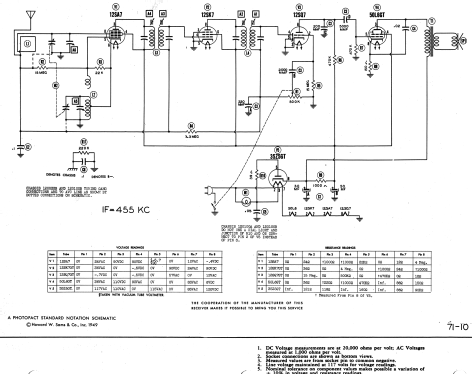 587 Ch= 120033B; Emerson Radio & (ID = 1431983) Radio