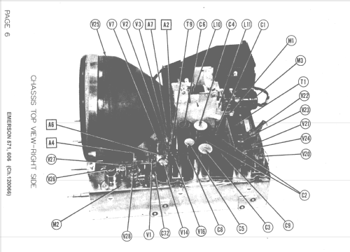 606 Ch= 120066; Emerson Radio & (ID = 1399955) Television