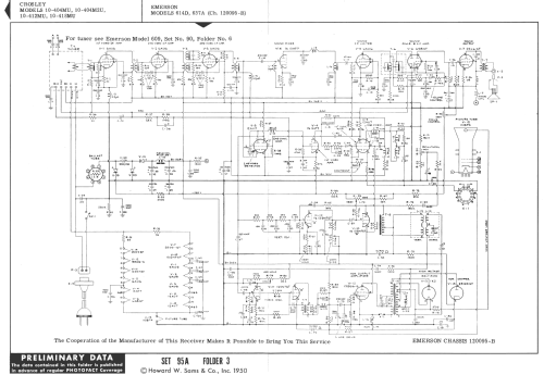 637A Ch= 120095B; Emerson Radio & (ID = 1674448) Television