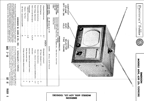 639 Ch= 120103B; Emerson Radio & (ID = 498871) Televisión