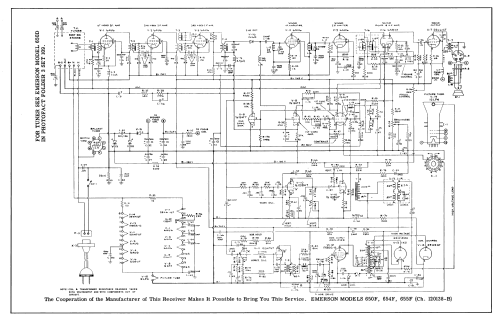 650F Ch= 120138-B; Emerson Radio & (ID = 2919658) Television