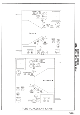 651C Ch= 120124; Emerson Radio & (ID = 2801768) Television