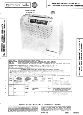 657B Ch= 120122B; Emerson Radio & (ID = 2782884) Radio