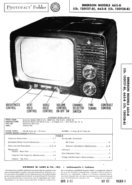 662-B CH= 120127-B; Emerson Radio & (ID = 2863623) Television