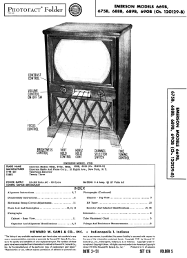 669B Ch= 120129-B; Emerson Radio & (ID = 2871874) Televisore