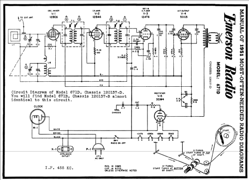 671D Ch= 120137-D; Emerson Radio & (ID = 135612) Radio