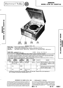 672B Ch= 120097B; Emerson Radio & (ID = 2908604) Radio