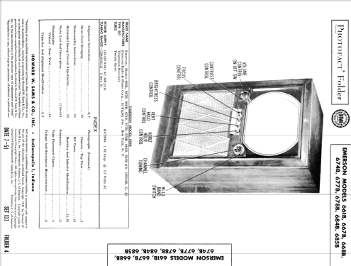 674 or 674 Series B ; Emerson Radio & (ID = 1920437) Television