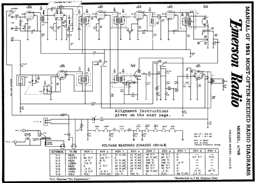 679B Ch= 120116-B; Emerson Radio & (ID = 135595) Radio