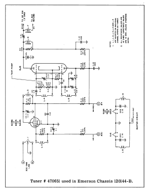 696B Ch= 120144B; Emerson Radio & (ID = 3098130) Television