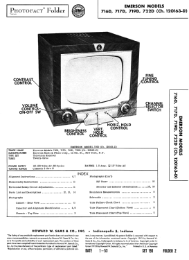 716D Ch= 120163-D; Emerson Radio & (ID = 3129344) Television