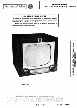 716D Ch= 120163-D; Emerson Radio & (ID = 3129345) Television