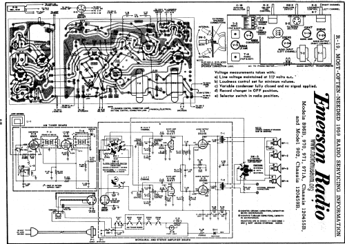 896B Ch= 120455B; Emerson Radio & (ID = 61289) Radio