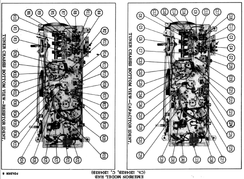 914B Ch= 120482-B + 120483-B; Emerson Radio & (ID = 586944) Radio