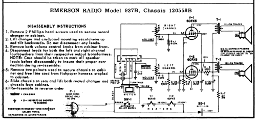 937B Ch= 120558B; Emerson Radio & (ID = 143483) R-Player