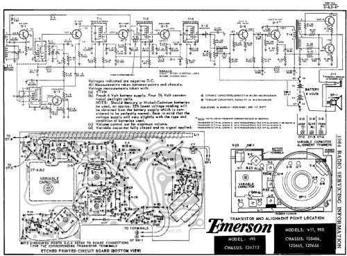 990 Sportsman Ch= 120486; Emerson Radio & (ID = 176957) Radio