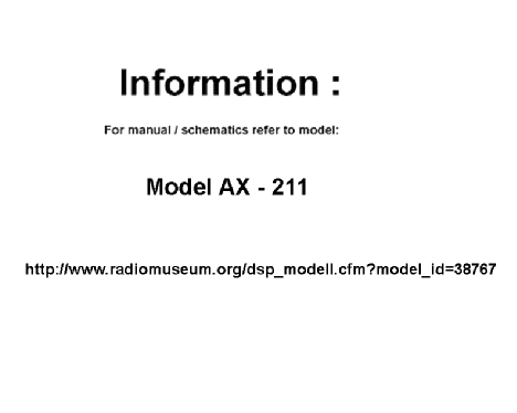 AX-238 ; Emerson Radio & (ID = 53789) Radio