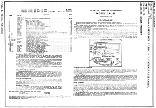 CS270 Ch= CS; Emerson Radio & (ID = 1251728) Radio