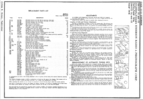 CS270 Ch= CS; Emerson Radio & (ID = 1251729) Radio