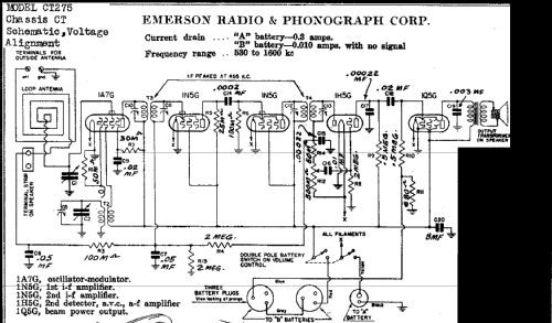 CT-275 Ch= CT; Emerson Radio & (ID = 284869) Radio