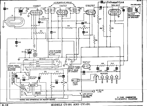 CV-1-291 Ch= CV1; Emerson Radio & (ID = 284887) Radio