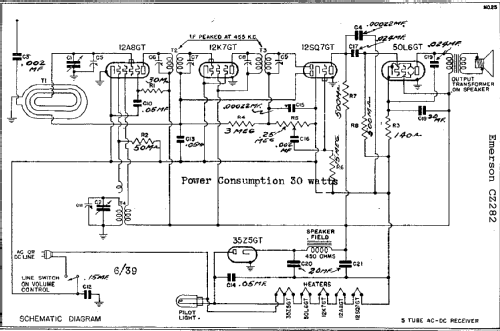 CZ-282 Ch= CZ; Emerson Radio & (ID = 285041) Radio