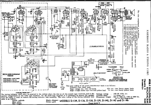 D-146 Ch= D; Emerson Radio & (ID = 285096) Radio