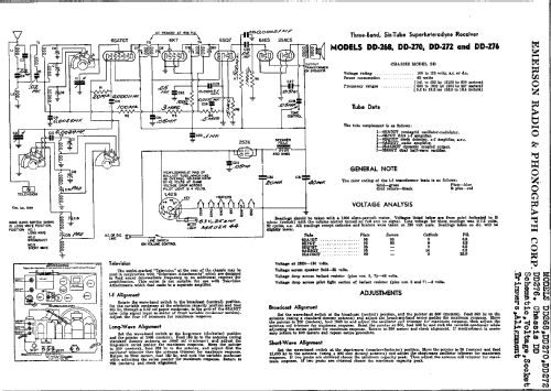 DD270 Ch= DD; Emerson Radio & (ID = 285101) Radio