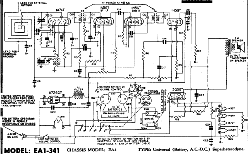 EA1-341 Ch= EA1; Emerson Radio & (ID = 285268) Radio