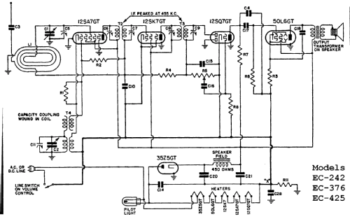 EC376 Ch= EC; Emerson Radio & (ID = 321040) Radio