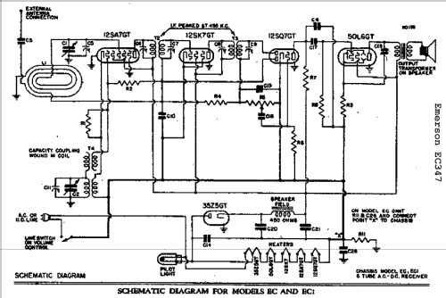 EC-347 Ch= EC; Emerson Radio & (ID = 285416) Radio