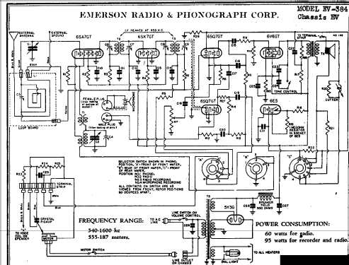 EV384 Ch= EV; Emerson Radio & (ID = 285784) Radio