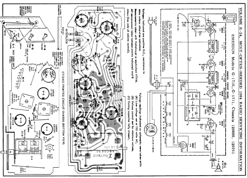 G-1710 Ch= 120686; Emerson Radio & (ID = 177359) Radio