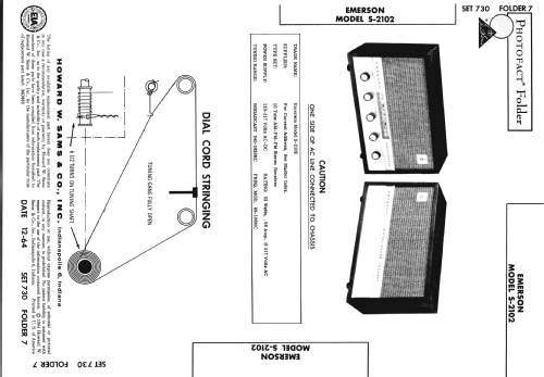 S-2102 ; Emerson Radio & (ID = 1287217) Radio