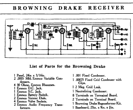 Browning Drake ; Emmco Sydney (ID = 2162200) Radio