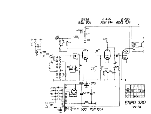 Empo 330; EMPO, Severoceska (ID = 42235) Radio